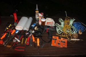 lot 276 image: Variety of Hand Tools And Home Repair Items