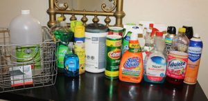 lot 40 image: Variety of Cleaner Products Some Used and Some Unused