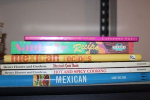 lot 56 image: Books Cookbooks, Mexican, Hot and Spicy, See Photos for more Information