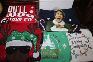 lot 66 image: Clothes Christmas Shirts and Sweaters Various Sizes