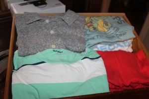lot 70 image: Clothes Boys M Shirts, See Photos for More Details