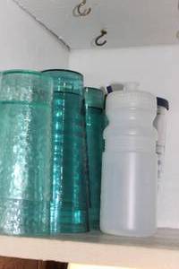lot 341 image: Plastic cups and Water bottles