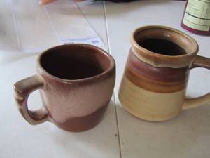 lot 59 image: Brown Frankoma CUP