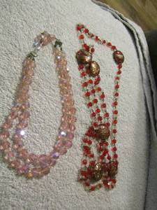 lot 101 image: beaded necklaces