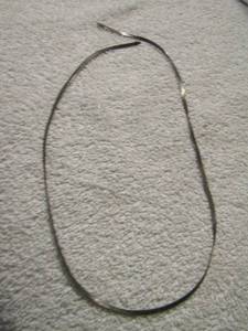 lot 123 image: 925 silver chain