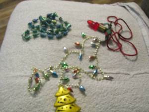 lot 165 image: Christmas necklaces