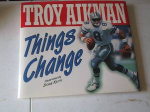 lot 178 image: Troy Aikman magazine book