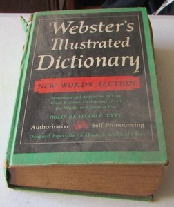 lot 223 image: Websters dictionary