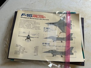 lot 264 image: F-16  FIGHTING FALCON  PRINTS