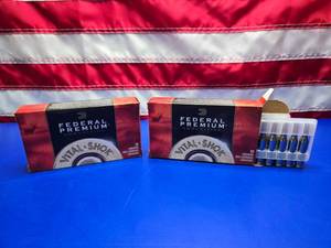 lot 46 image: Federal Premium Vital-Shok 260 Rem 140gr Sierra Gameking BTSP Ammo.  20 Rounds Per Box.  QUANTITY 2 BOXES.  BID IS TIMES THE QUANTITY