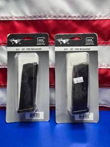 lot 49 image: Lot of 2 Glock G32 .357 13 Round Magazines