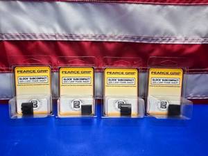 lot 51 image: Lot of 4 Glock Subcompact Gen 4 Grip Frame Inserts