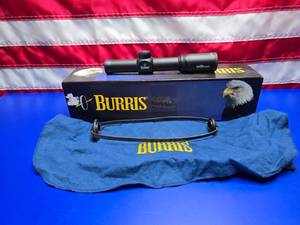 lot 59 image: Burris Timberline Model 201312 4x -20mm Rifle Scope w Covers & More