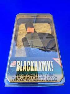lot 21 image: Blackhawk Ambi Holster w Magazine Pouch