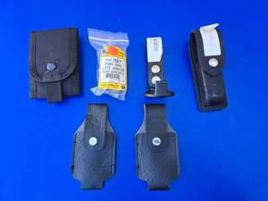 lot 25 image: Lot of Misc Flashligh, Maglite & Baton Holders