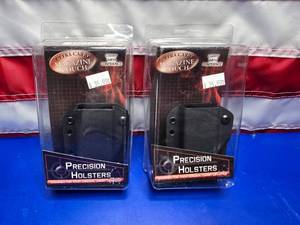lot 112 image: Lot of 2 Precision Ultra Carry Smith & Wesson Shield Magazine Pouches