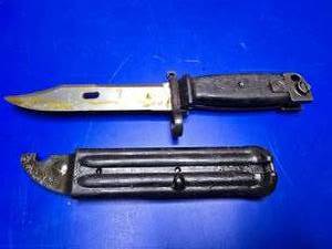 lot 172 image: Vintage Serbian Zastava (Yugo) M70AK47 Bayoney w Scabbard