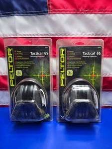 lot 205 image: Peltor Tactical 65 Hearing Protection.  QUANTITY 2.  BID IS TIMES THE QUANTITY