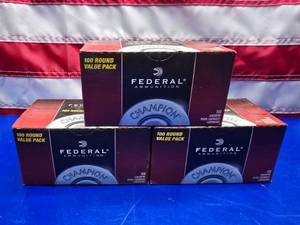lot 278 image: Federal .45 Auto 230gr FMJ Ammo.  100 Rounds Per Box.  QUANTITY 3 BOXES.  BID IS TIMES THE QUANTITY
