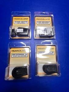 lot 293 image: Lot of 4 Pearce Grip Glock Magazine Extensions