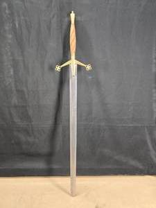 lot 70 image: Vintage Scottish Claymore Style Sword.  Maker Unknown