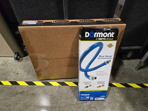 lot 14 image: NEW Unox Oven Installation Kit w Dormont Premium Blue Hose Gas Line Kit