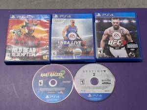 lot 36 image: Lot of 5 - PlayStation 4 Games Lot