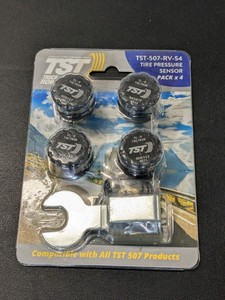 lot 218 image: Truck Systems ST-507-RV-S4 507 Series 4 RV Tire Cap Sensor x 4 - NEW