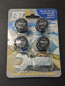lot 226 image: Truck Systems ST-507-RV-S4 507 Series 4 RV Tire Cap Sensor x 4 - NEW