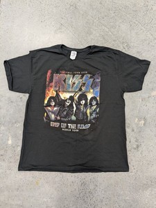 lot 229 image: KISS End of the Road World Tour Shirt - Double Side - XL