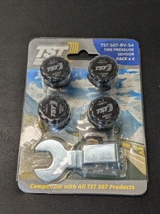 lot 238 image: Truck Systems ST-507-RV-S4 507 Series 4 RV Tire Cap Sensor x 4 - NEW