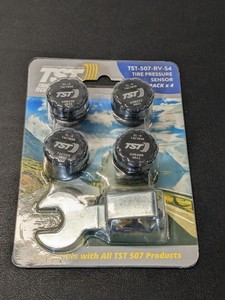 lot 246 image: Truck Systems ST-507-RV-S4 507 Series 4 RV Tire Cap Sensor x 4 - NEW