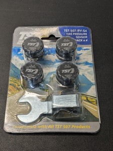lot 247 image: Truck Systems ST-507-RV-S4 507 Series 4 RV Tire Cap Sensor x 4 - NEW