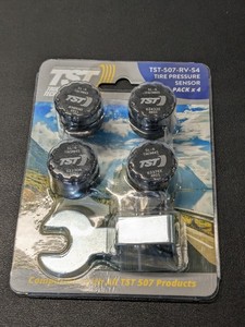 lot 248 image: Truck Systems ST-507-RV-S4 507 Series 4 RV Tire Cap Sensor x 4 - NEW