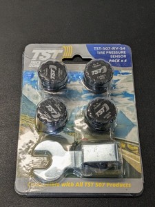 lot 257 image: Truck Systems ST-507-RV-S4 507 Series 4 RV Tire Cap Sensor x 4 - NEW
