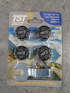 lot 264 image: Truck Systems ST-507-RV-S4 507 Series 4 RV Tire Cap Sensor x 4 - NEW