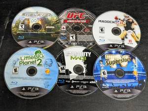 lot 267 image: Lot of 6 - PlayStation 3 Games
