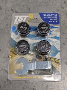 lot 276 image: Truck Systems ST-507-RV-S4 507 Series 4 RV Tire Cap Sensor x 4 - NEW