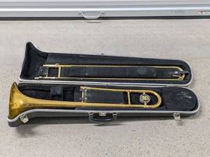 lot 293 image: King Tempo Trombone w Hard Case