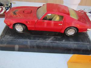 lot 64 image: Red TRANS AM FIREBIRD Model car