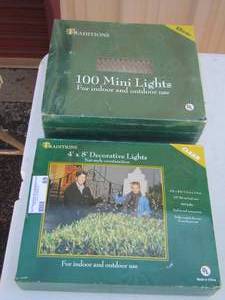 lot 69 image: 2 new packs of clear Christmas lights