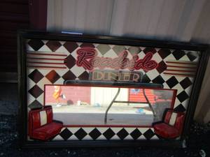 lot 35 image: ROADSIDE DINER  MIRROR