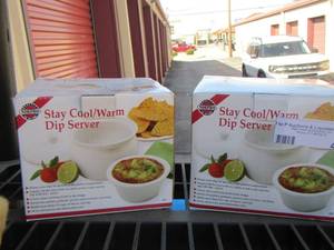 lot 45 image: NEW  NEW stay coolwarm Dip server both in original box