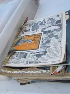 lot 100 image: Vintage MOTORCYCLE Magazines