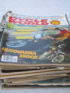 lot 102 image: Vintage MOTORCYCLE Magazines - CYCLEWORLD