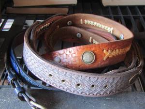 lot 161 image: Western womens belt lot