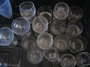 lot 164 image: wine and whiskey glasses