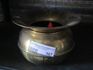 lot 167 image: BRASS SPITOON