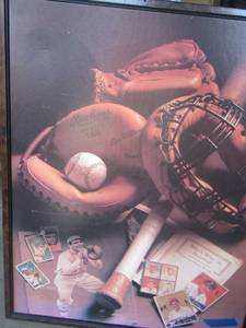 lot 231 image: baseball art  2923