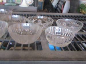 lot 237 image: clear glass bowl lot